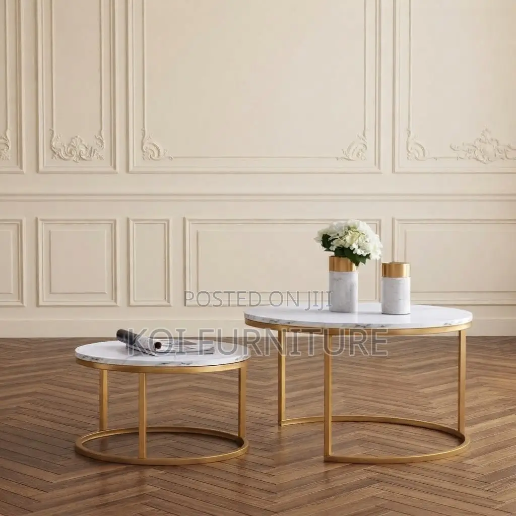 Coffee Table; Round Executive Home Office Meeting Coffee Table