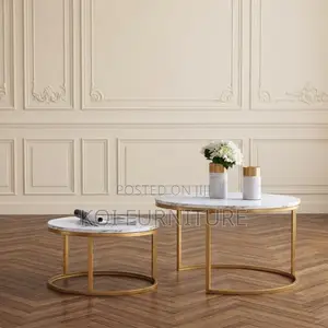 Coffee Table; Round Executive Home Office Meeting Coffee Table
