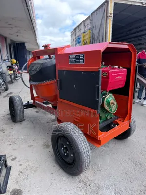 Industrial 500L Concrete Mixer With 8hp Engine