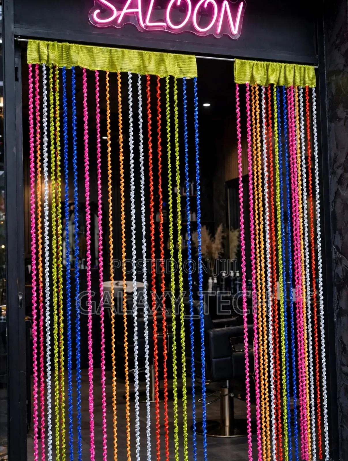 Rainbow Braided String Curtain 1m×1.5m