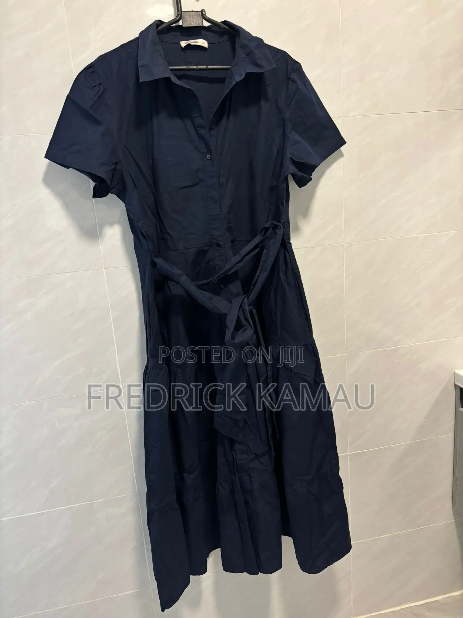 Button-Up Shirt Dress