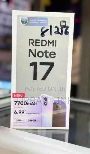 New Xiaomi Redmi Note 17 256 GB Black