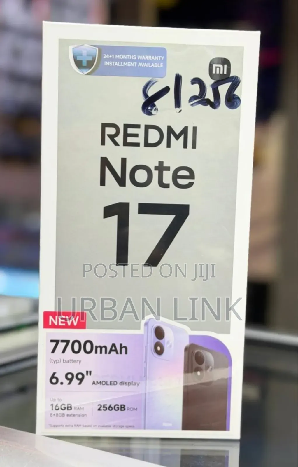 New Xiaomi Redmi Note 17 256 GB Black