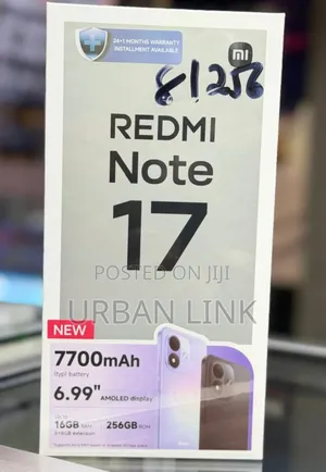 New Xiaomi Redmi Note 17 256 GB Black