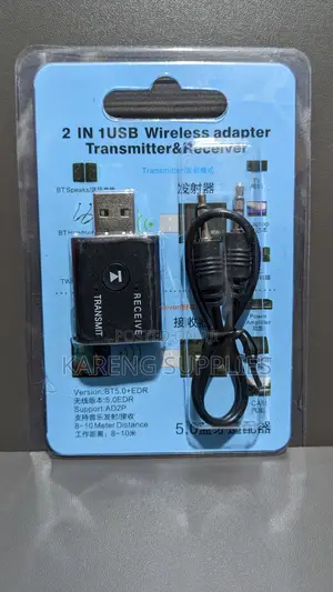 2-in-1 USB Bluetooth 5.0 Transmitter and Receiver Adapter