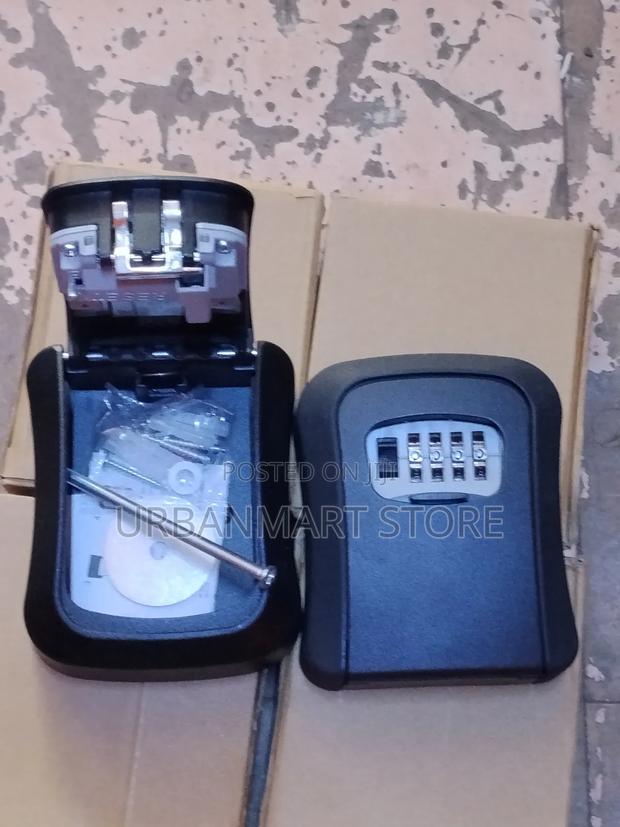 Black Wall Mounted Security Key Box - main view