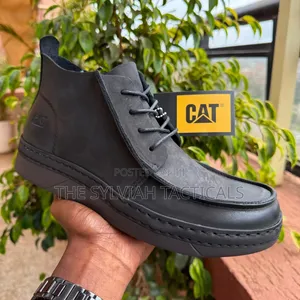 Original Smart Casual Semi Official Leather Men's CAT Shoes