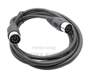 8 9Pin Plug Connector to USB 6 RCA Midi Power