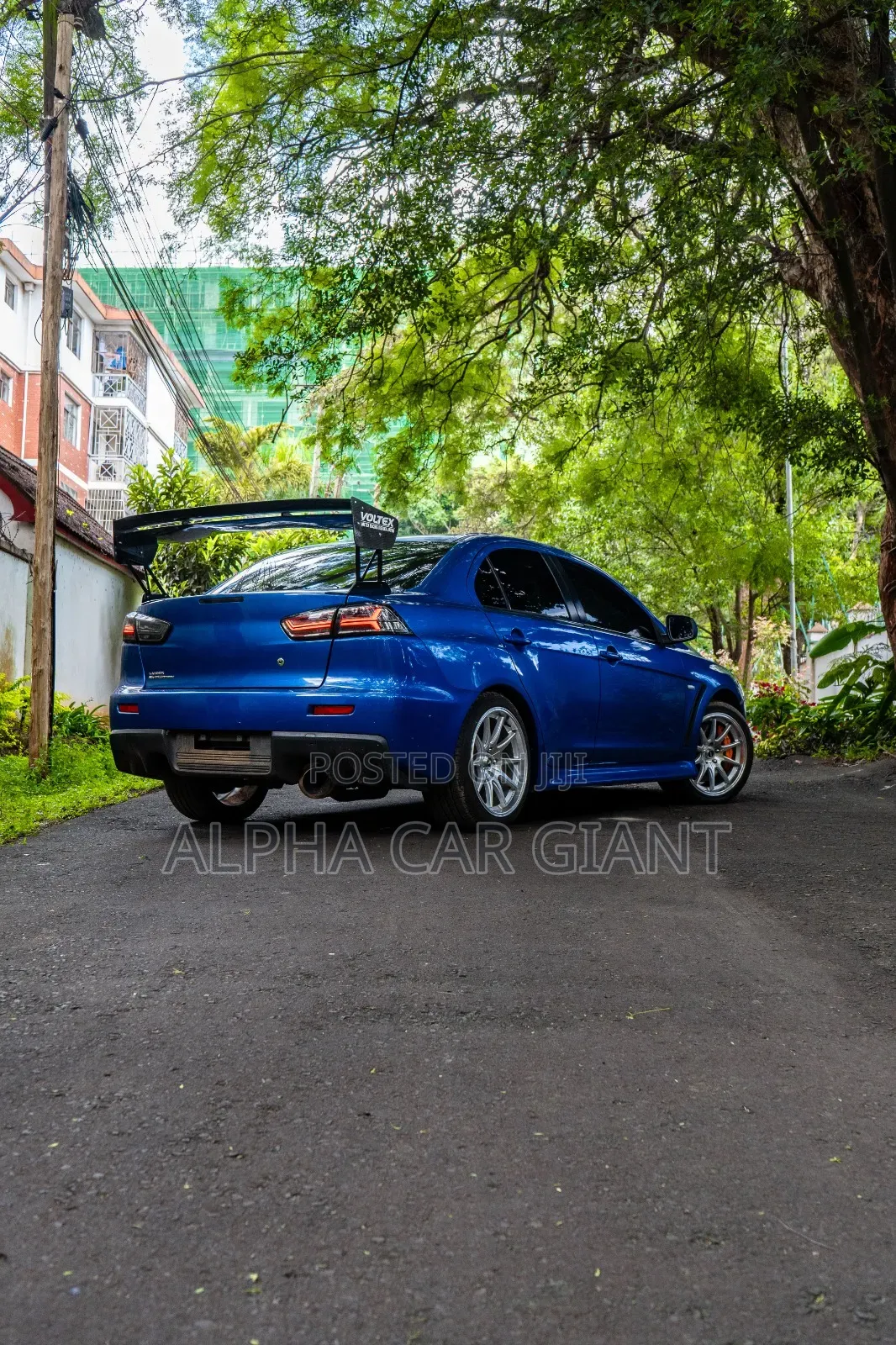 Mitsubishi Lancer Evo 2012 Blue