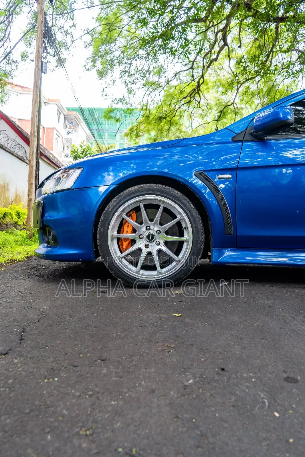 Mitsubishi Lancer Evo 2012 Blue