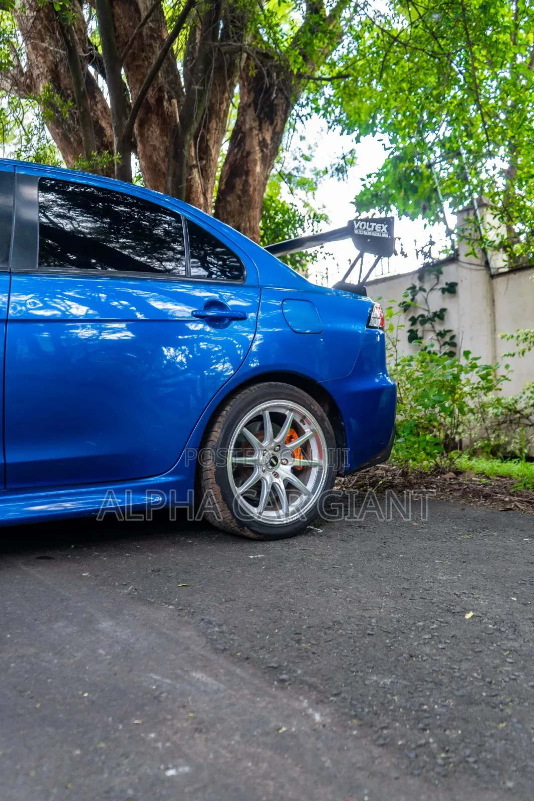 Mitsubishi Lancer Evo 2012 Blue