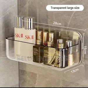 Acrylic Big Size Bathroom organizer.Clear