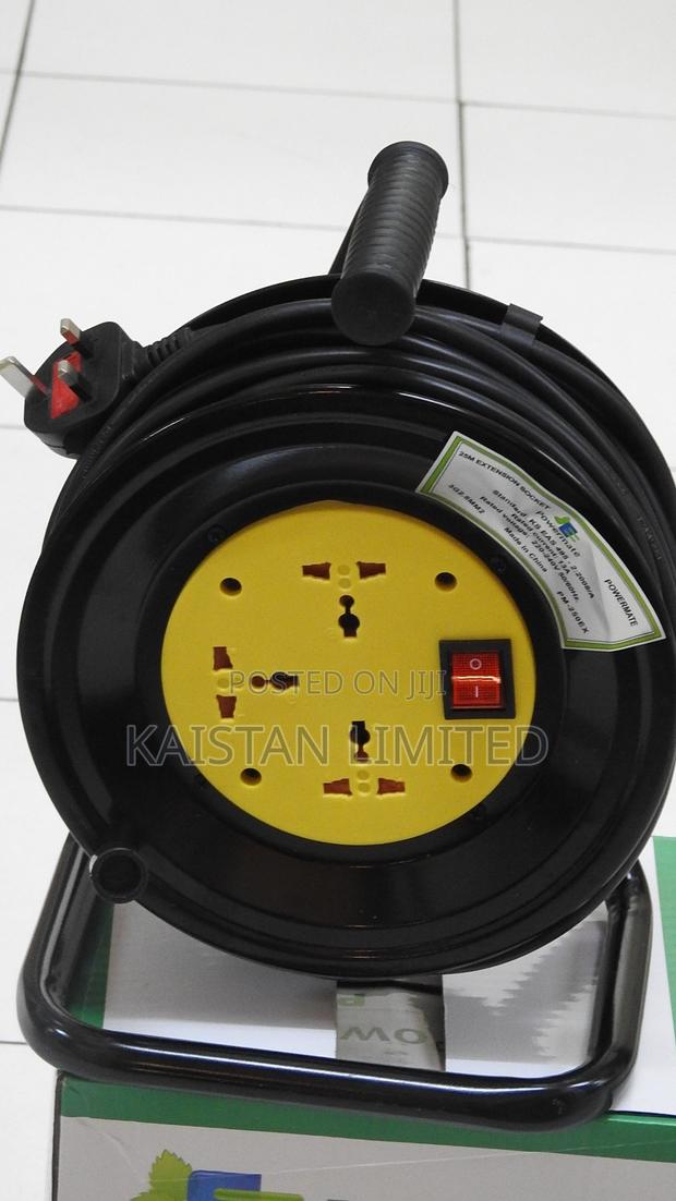 25 Metre Power Extension Cord Reel. 25m Cable Reel