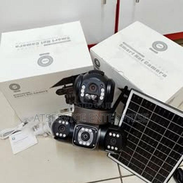 4G Triple Lens Solar CCTV Camera