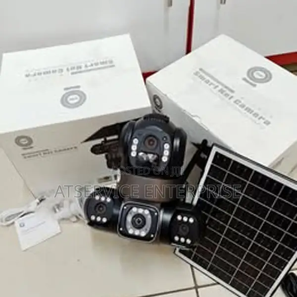 4G Triple Lens Solar CCTV Camera
