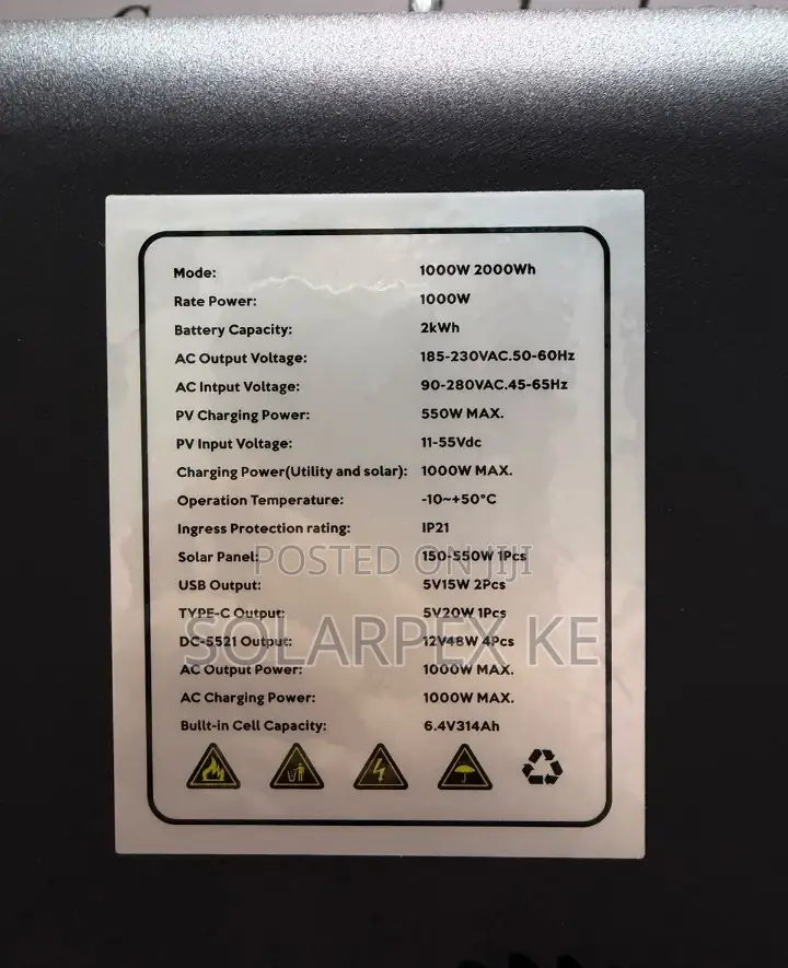 1000w Portable Power Station