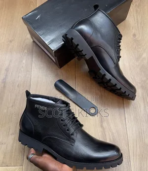 Fendi Leather Official Boots