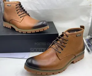Fendi Leather Official Boots