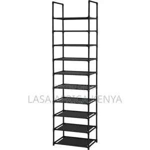 10 Tier Tall Shoe Rack Organizer Space Saving Shoe Storage
