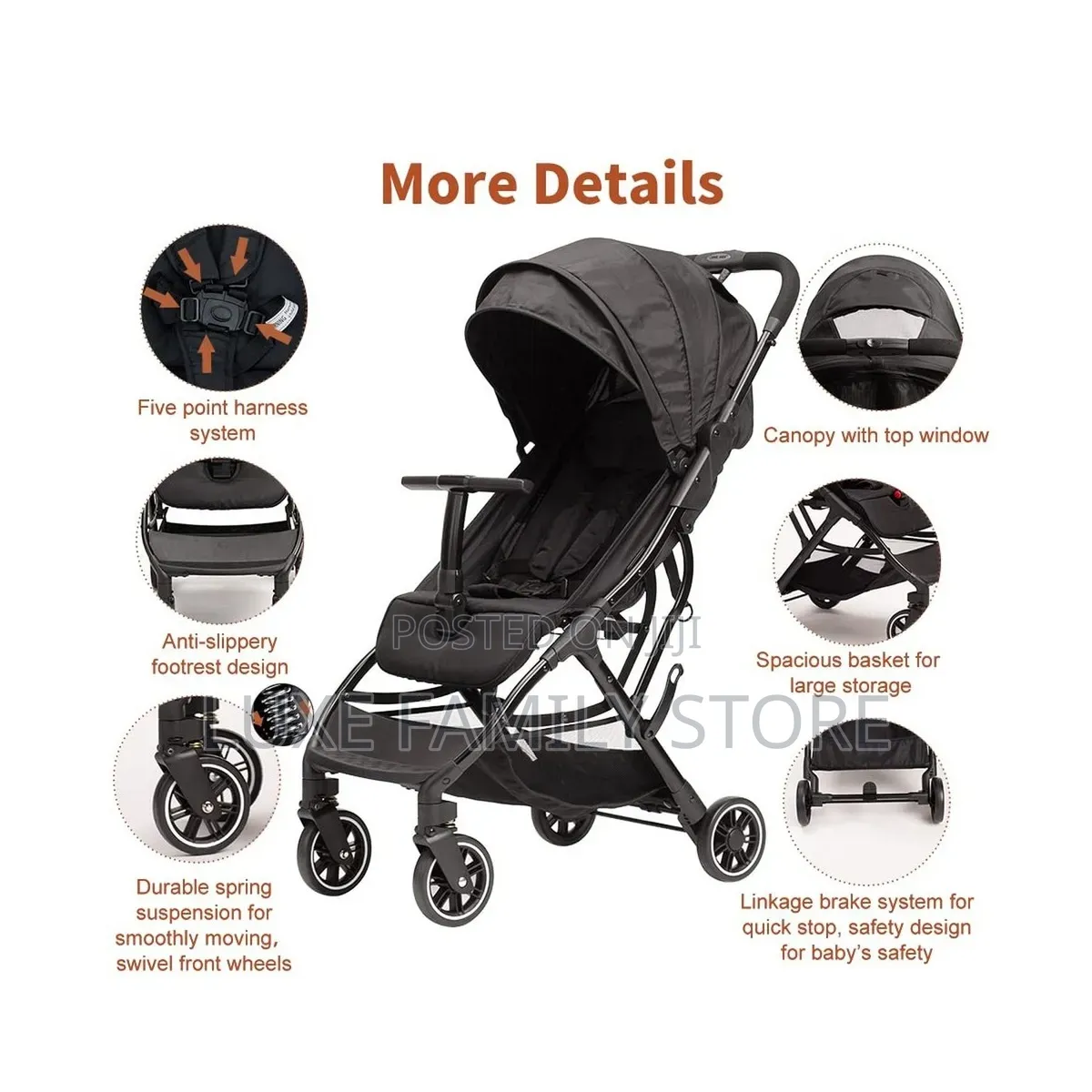 Lightweight Travel Stroller