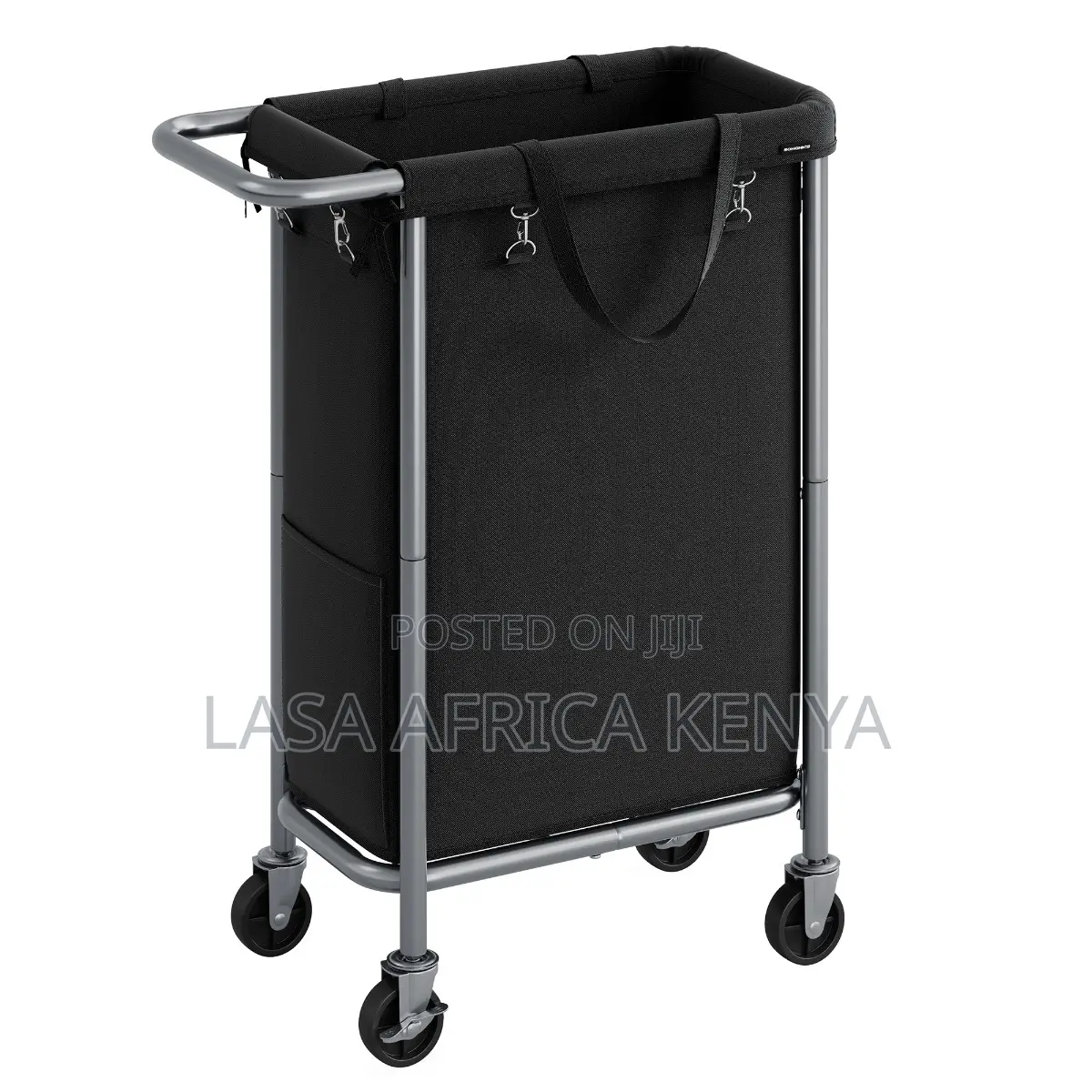 LASA Rolling Laundry Hamper With Wheels & Removable Liner