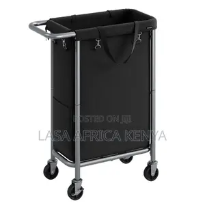 LASA Rolling Laundry Hamper With Wheels & Removable Liner