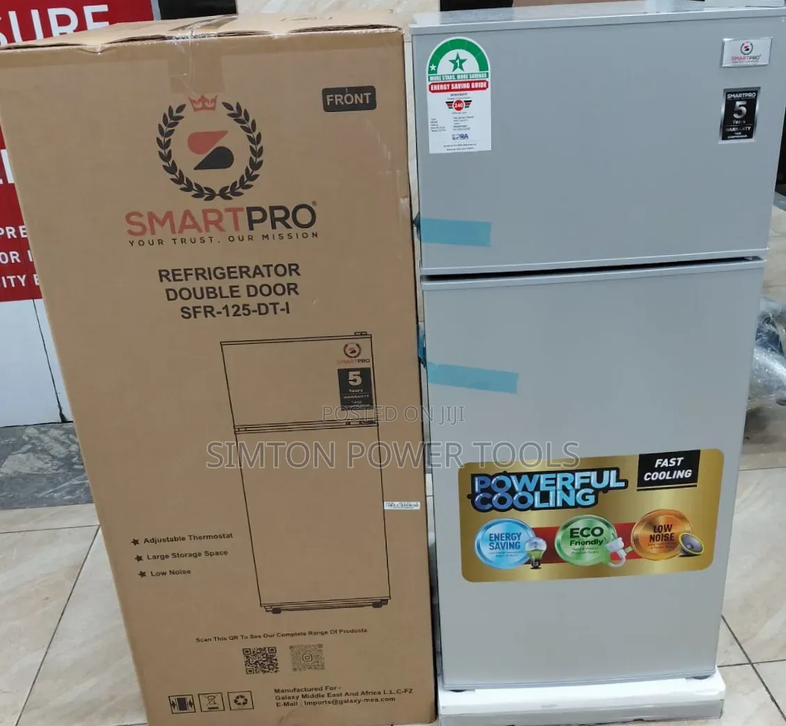 Smartpro SFR-125-DT-I Double Door Refrigerator.
