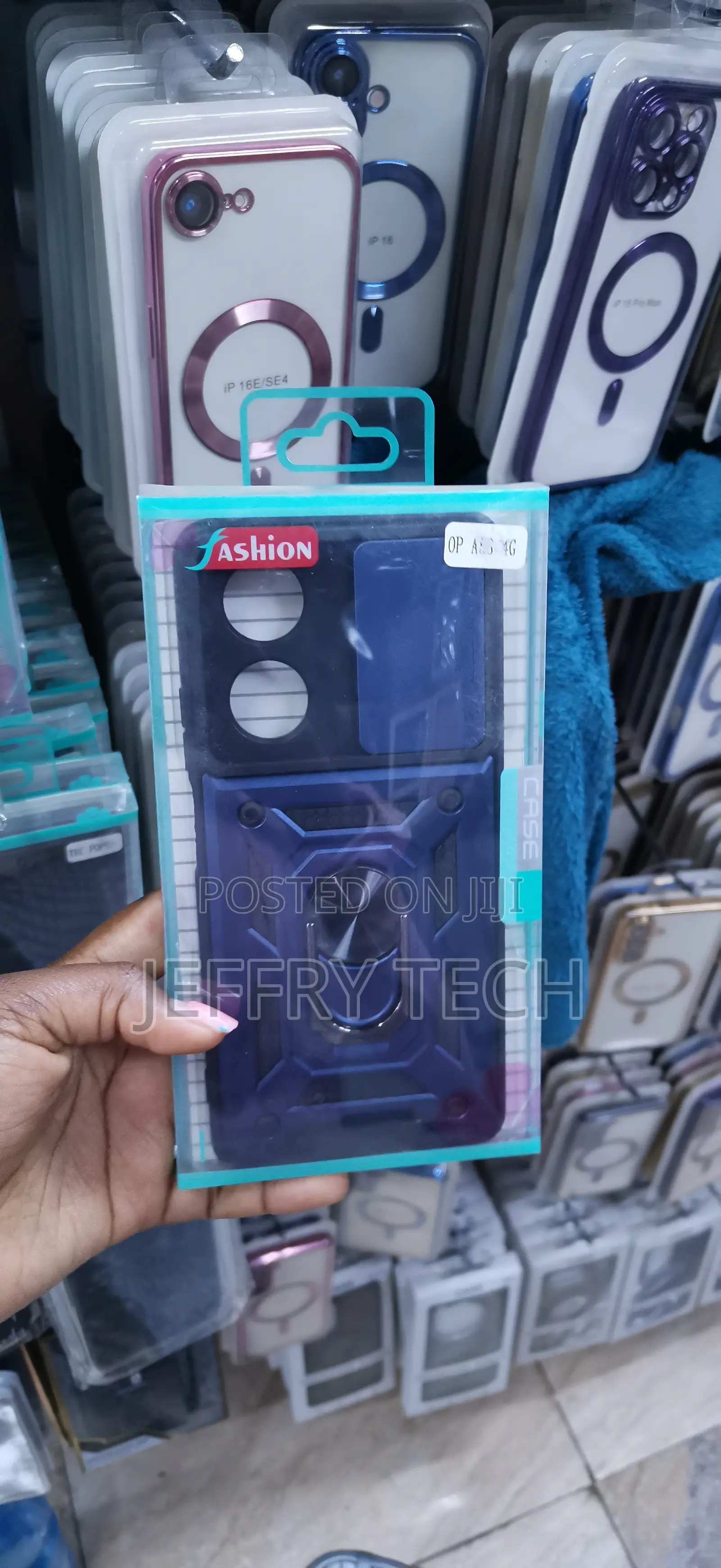 Rugged Armor Hybrid Phone Case a Sliding Camera Protector Oppo A78