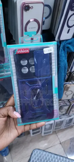 Blue Heavy-Duty Armor-Style Phone Case a Camera Cover OnePlus 11R