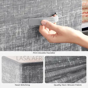 LASA Set of 6 Storage Cubes Non-Woven Fabric Foldable Closet Organizer