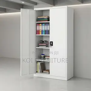 Office Cabinet; Stainless Executive Two Large Doors Office Cabinet