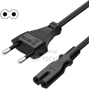 Power Supply Cable 2 Pin Compatible With RADIO,TV , LED , High Quality