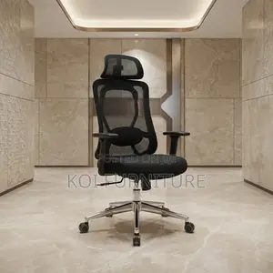 Office Chairs; Ergonomic Reclining Fabric High Office Executive Chair