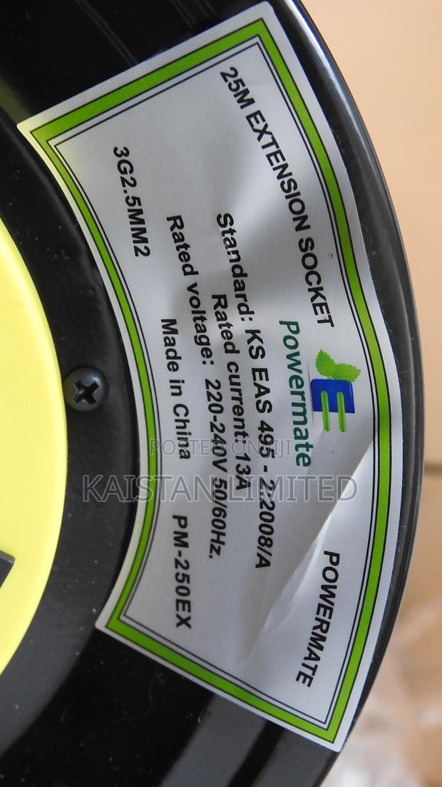Extension Cable Reel 25m by 2.5mm Cable. - thumbnail 2