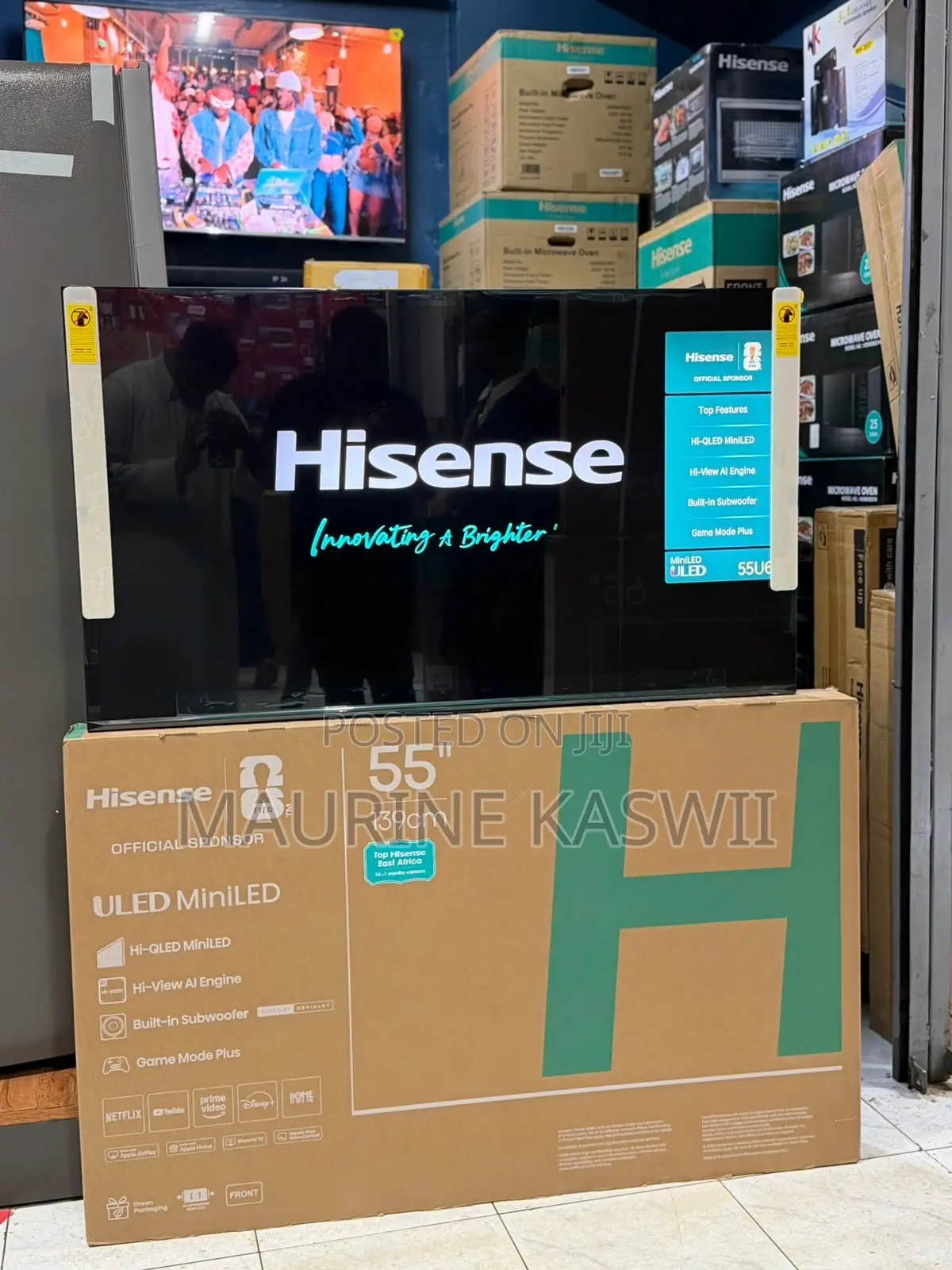Hisense 55u6sken Uled Miniled (2026)
