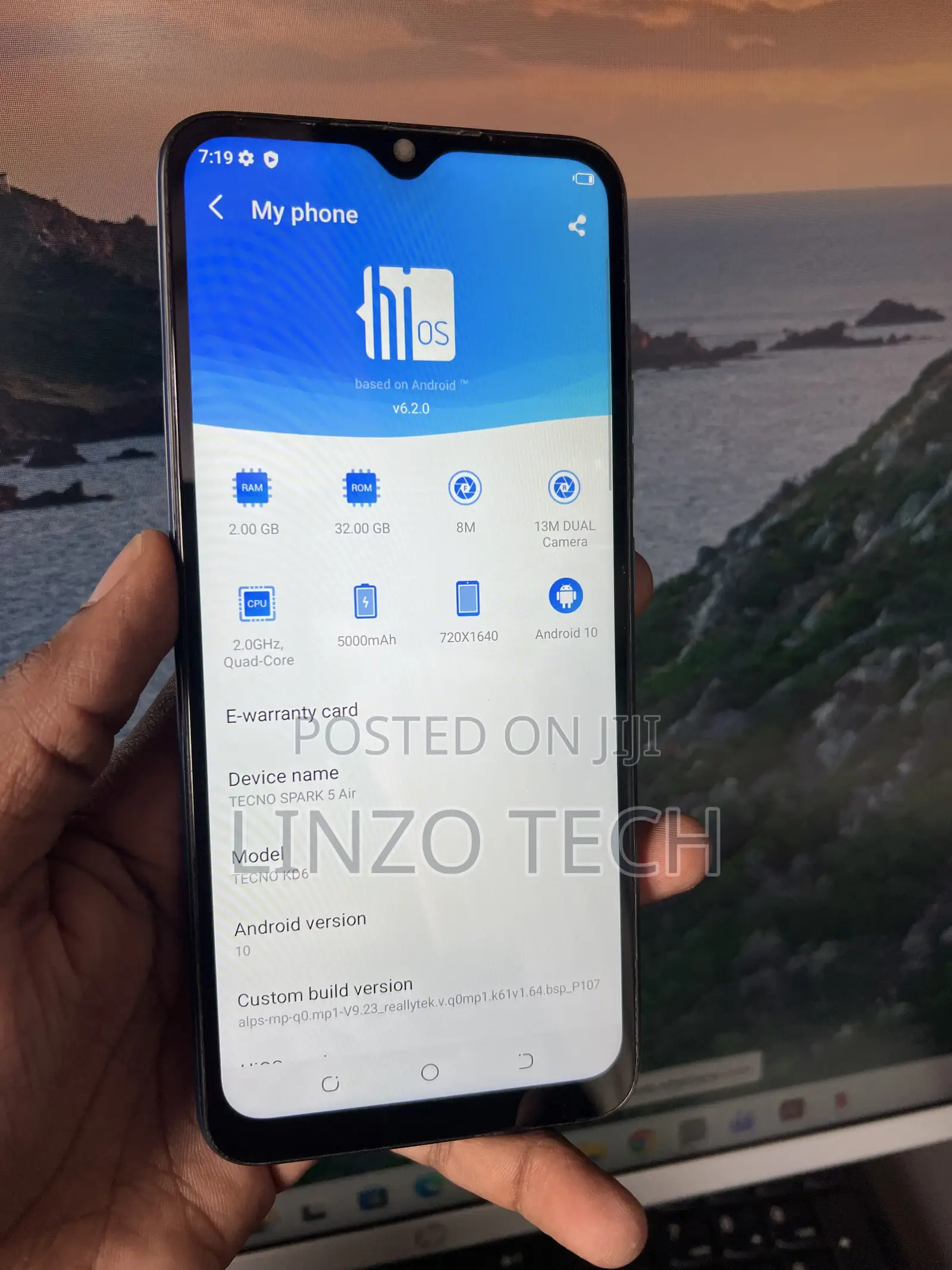 Tecno Spark 5 Air 32 GB Blue