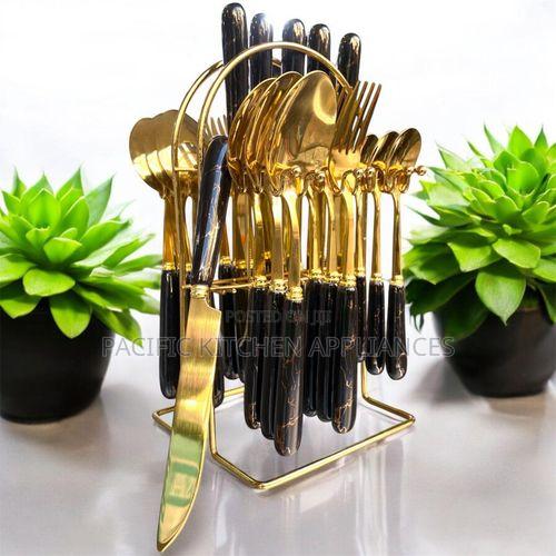 Marble 24 PC Cutterly Spoon - thumbnail 2