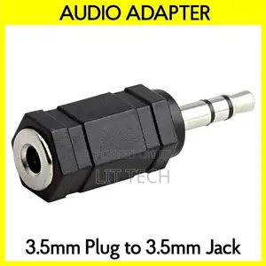 3.5mm Adapter AUX Male to Female Converter Straight 1/8" Stereo Audio