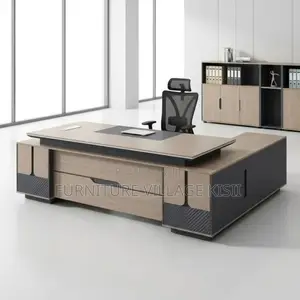 2.4M Executive L-Shaped Desk