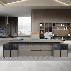 2.4M Executive L-Shaped Desk