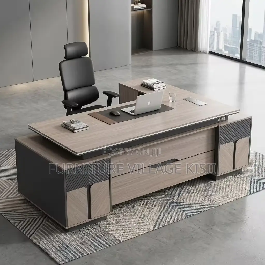 2.4M Executive L-Shaped Desk
