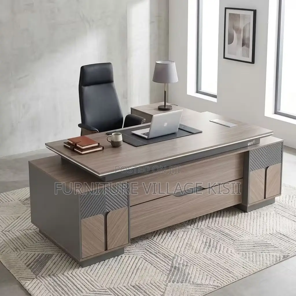 2.4M Executive L-Shaped Desk