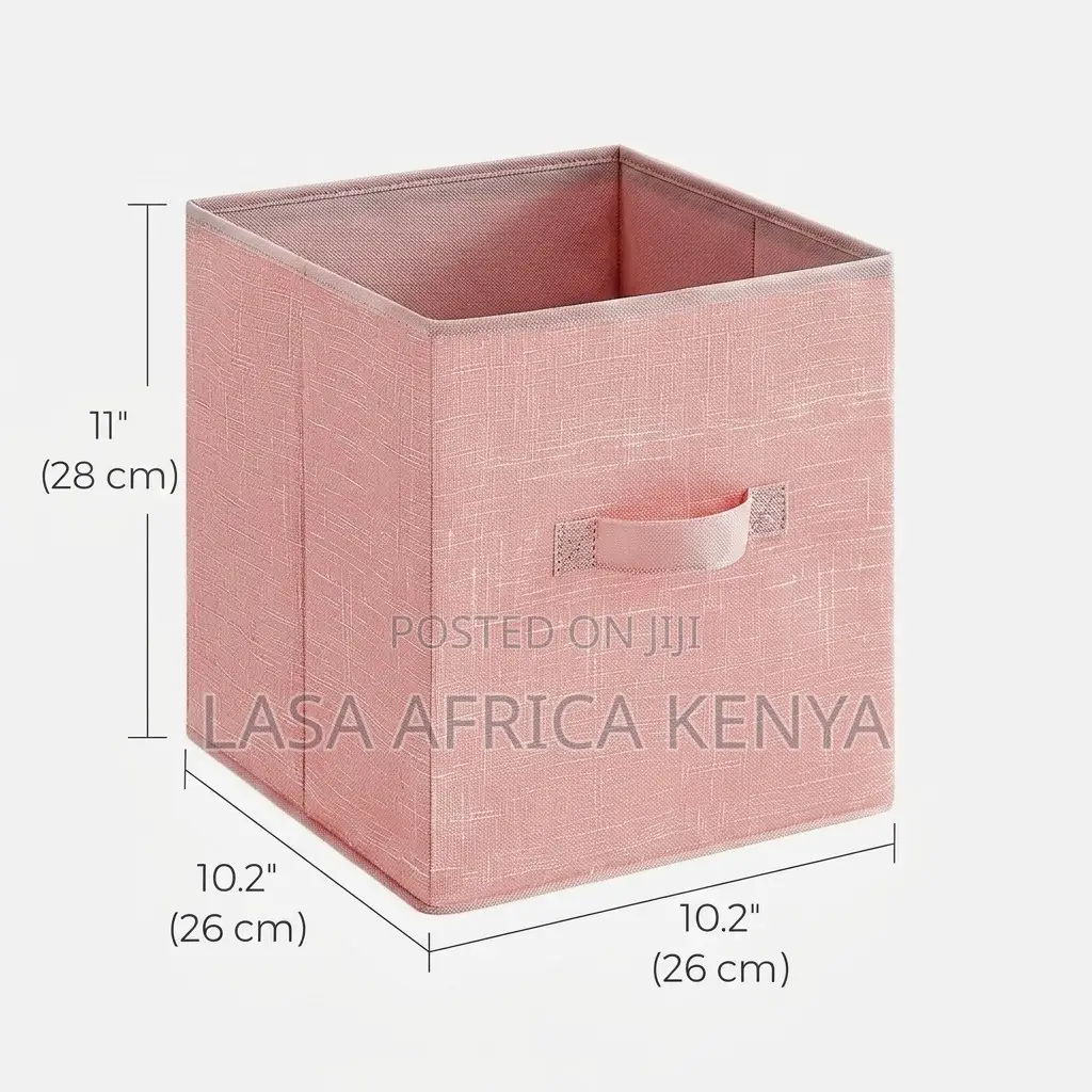Storage Cubes Set of 6 - Jelly Pink