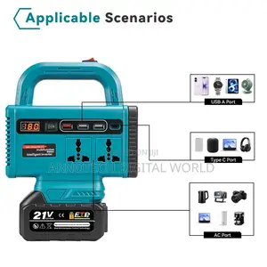 Multi-Function Portable Intelligent Power Inverter+1Battery + Charger