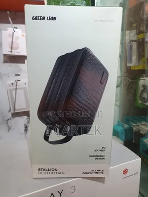 Green Lion Stallion Clutch Bag