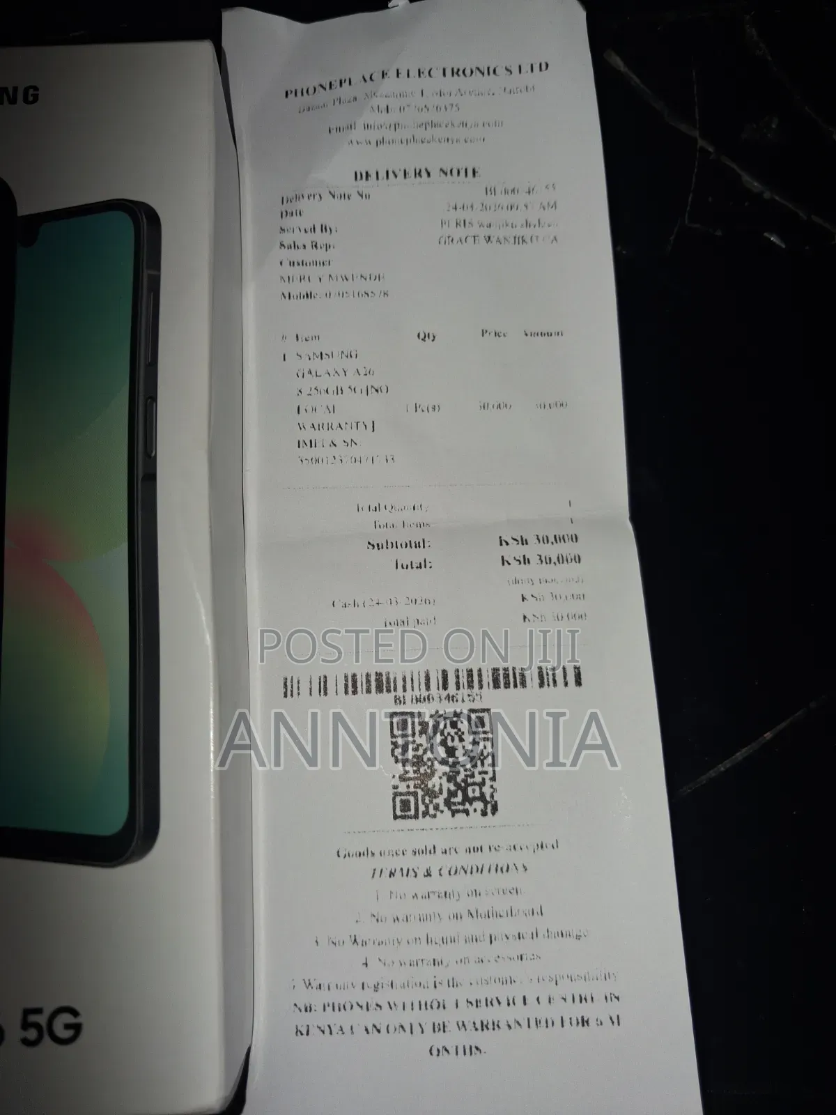 Samsung Galaxy A26 256 GB Black