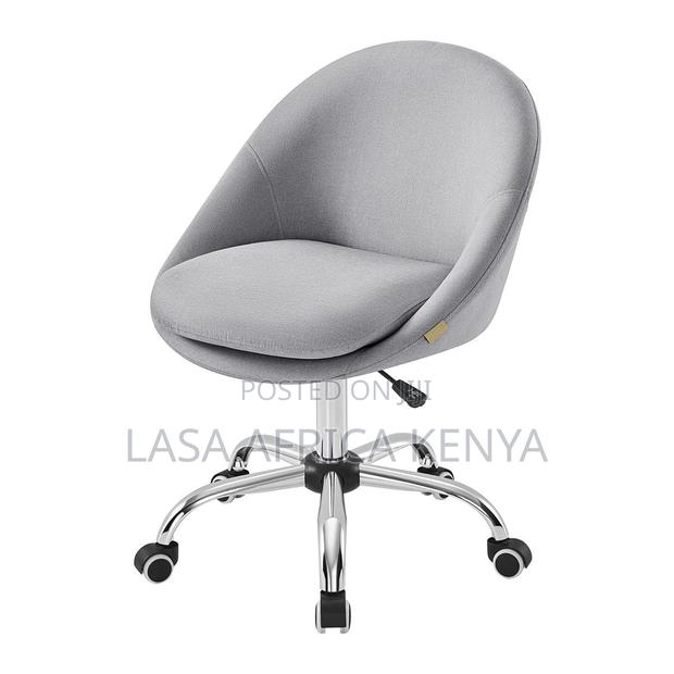 LASA Office Swivel Chair Height Adjustable Comfort Seat Slate Grey