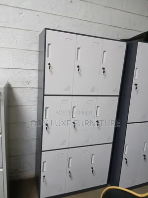 9 Door Storage Cabinet With Key in Every Drawer