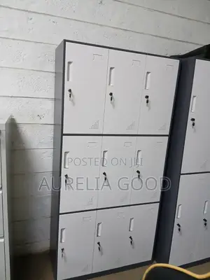 9 Door Storage Cabinet With Key in Every Drawer