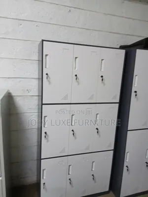9 Door Storage Cabinet With Key in Every Drawer